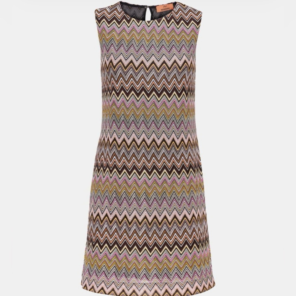 Missoni Multicolor Chevron Knit Dress - Picture 4 of 4